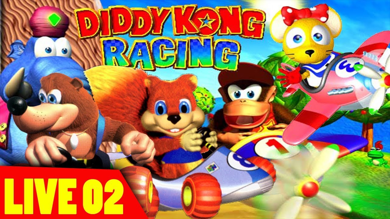 LIVE! Diddy Kong Racing - Parte 02 Nintendo 64 - Gameplay do Boy