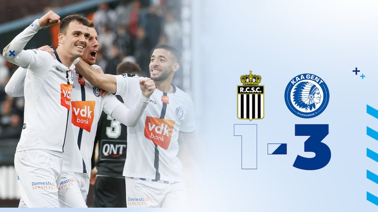 Charleroi - KAA Gent: 1-3 (Europe Play-off MD2)