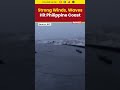 Strong wind, waves lash coast in Philippiness Cagayan as typhoon nears #typhoon  - 00:26 min - News - Video
