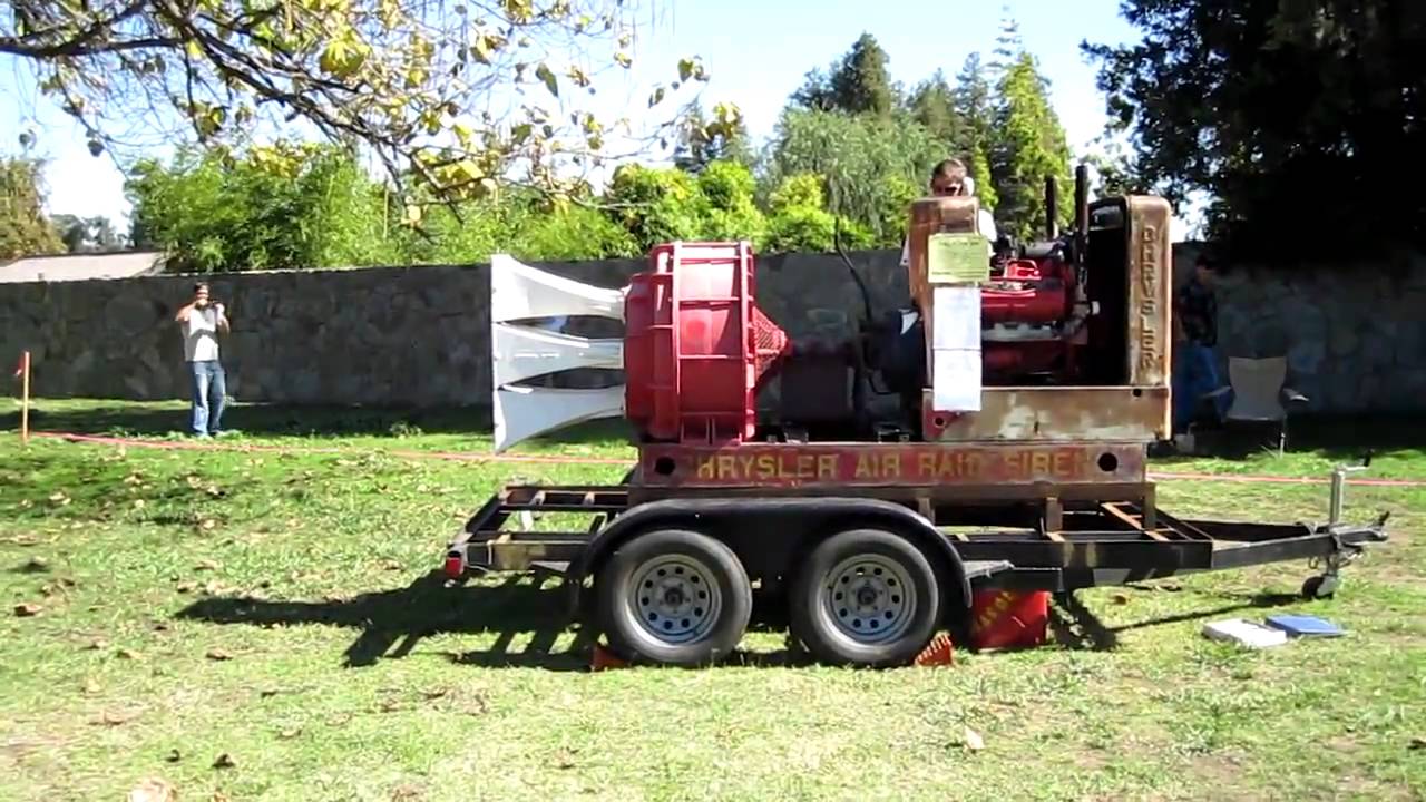 Chrysler bell air raid siren #2