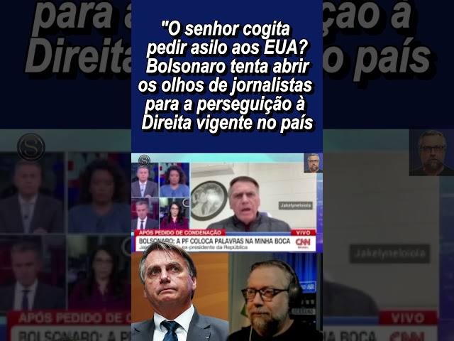 Bolsonaro vai pedir asilo a Donald Trump?