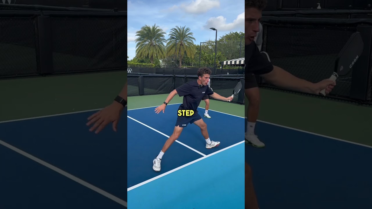 How To Cover Your Partner On a Weak Return Of Serve! 🛡️ #pickleball #pickleballtips #shorts