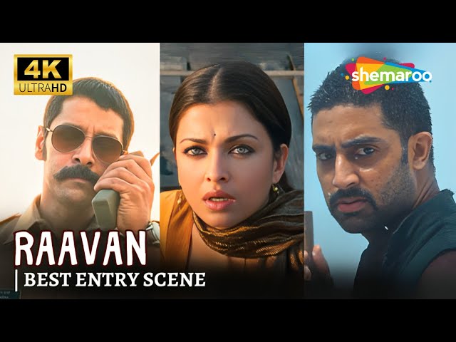 Raavan Movie BEST ENTRY SCENE! (4K) - Abhishek Bachchan, Vikram, Aishwarya Rai Bachchan