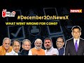 #December3OnNewsX | What Went Wrong For Cong? | BJP Clinches Major Win in 3 States