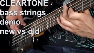 New Bass Strings vs Old