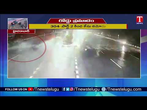 One dies as speeding Audi car hit auto in Madhapur, cops share visuals