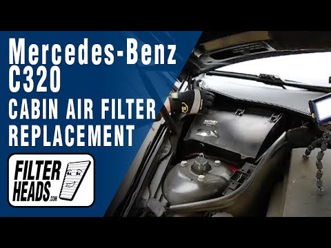 MERCEDES-BENZ C-Class (203) - (Under Hood) Cabin Air Filter Replacement