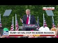 Donald Trump at Bronx rally: Biden puts illegal aliens first, I put America first  - 05:00 min - News - Video