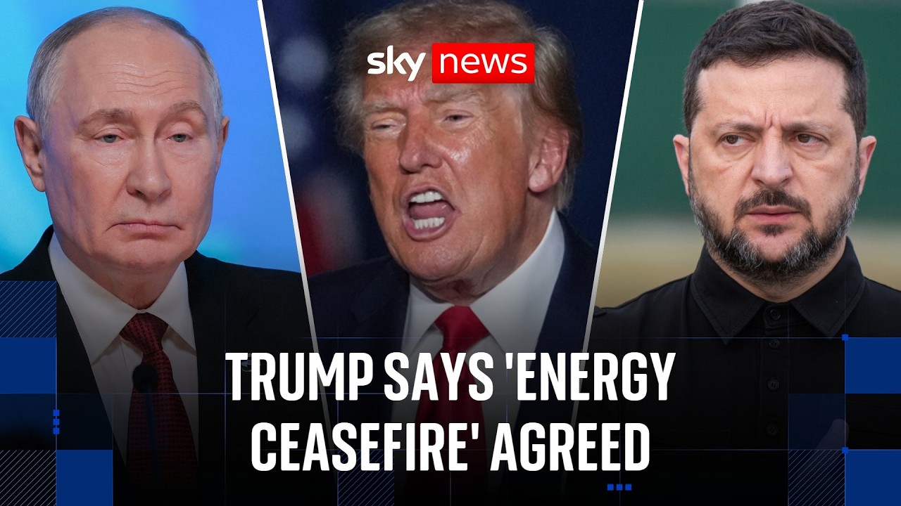 Trump announces 'energy ceasefire' between Russia and Ukraine