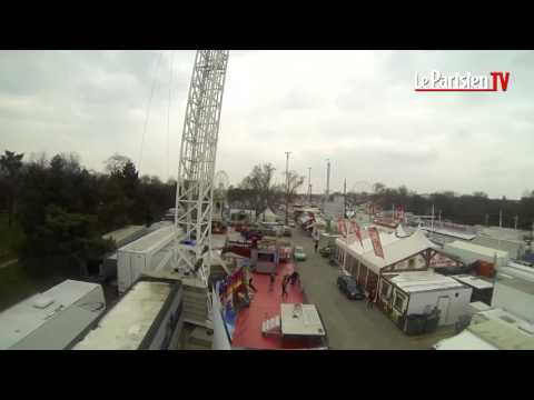 Test de l'Adrénaline à la foire du Trône par le Parisien TV