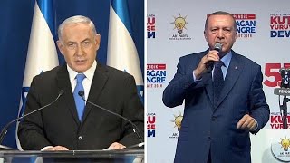 إردوغان يصف نتنياهو quotبالإرهابيquot بعد سقوط قتلى غزة -