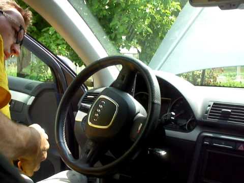 Audi A4 (B7) - Depose Airbag (volant)