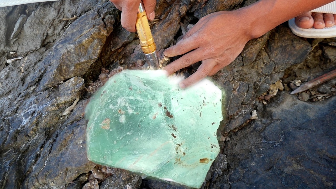 If you find a stone nearby—it might contain a crystal worth thousands of dollars.