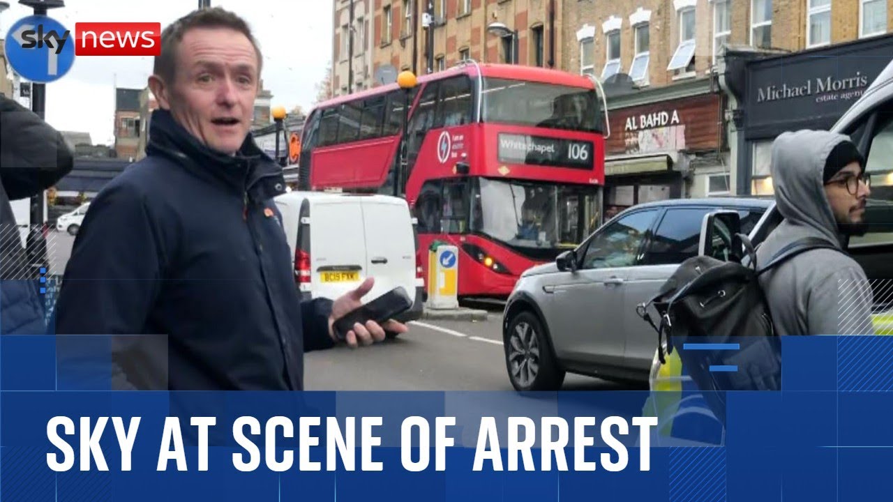 Sky's Tom Parmenter explains how he came to be at the scene of sex offender's arrest