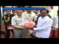 KCR invites Governor Narsimhan for Chandi Yagam