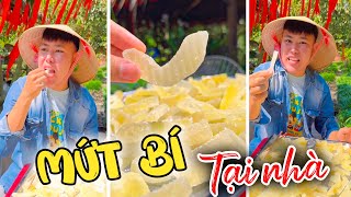 Nhân Hướng Dẫn Cách làm mứt bí đơn giản tại nhà Nhaa 😁| Thiện Nhân Rì Viu