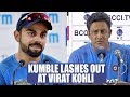 Anil Kumble hits back at Virat Kohli for resignation as the head coach