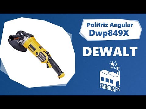 Politriz Angular 7" 60Hz 3500rpm 1250W 220V DWP849X Dewalt - Vídeo explicativo