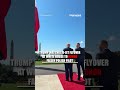 WATCH: Trump views eight-jet flyover in honor of fallen Polish pilot #shorts - 00:15 min - News - Video
