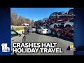 Harford County crash on I-95 involves truck, 9 cars