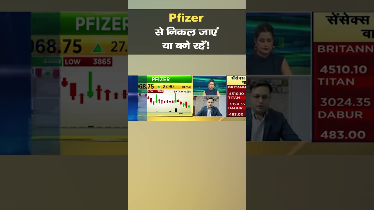 Pfrizer Shares I निकल जाएं या बने रहें! I Stock Market I Share Market