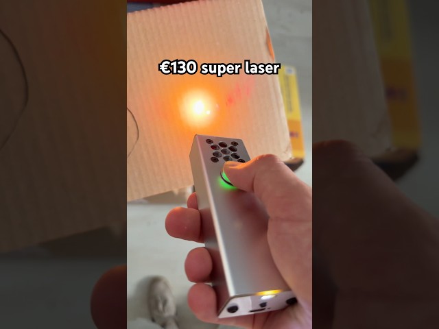 Deze €130 Super Laser Kan Vuur maken!!! 😳🔥