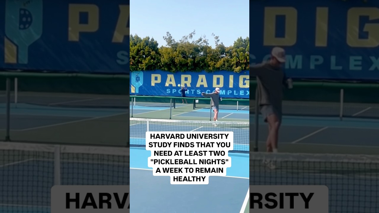 Harvard Pickleball Happiness Study 🤓