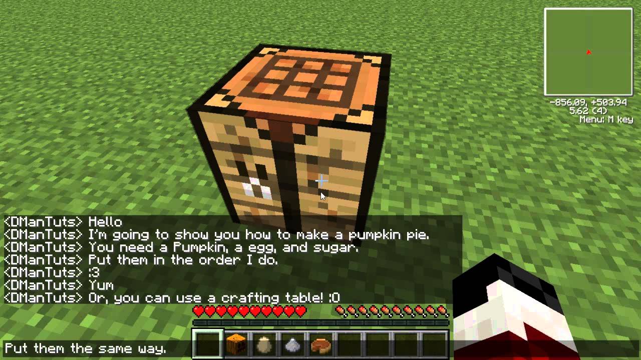 How To Make Pumpkin Pie In Minecraft Pe