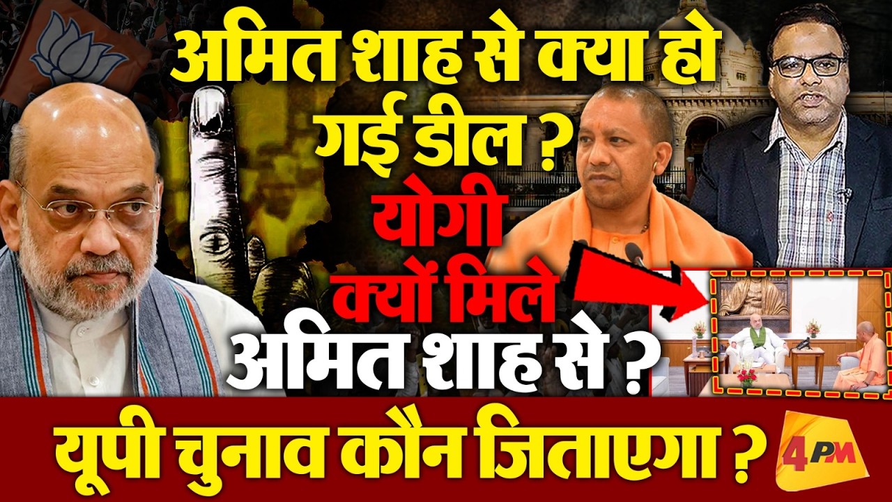अमित शाह से डील करने मजबूर हुए योगी,UP का चुनाव कौन जिताएगा, शाह ने भी रख दी शर्त