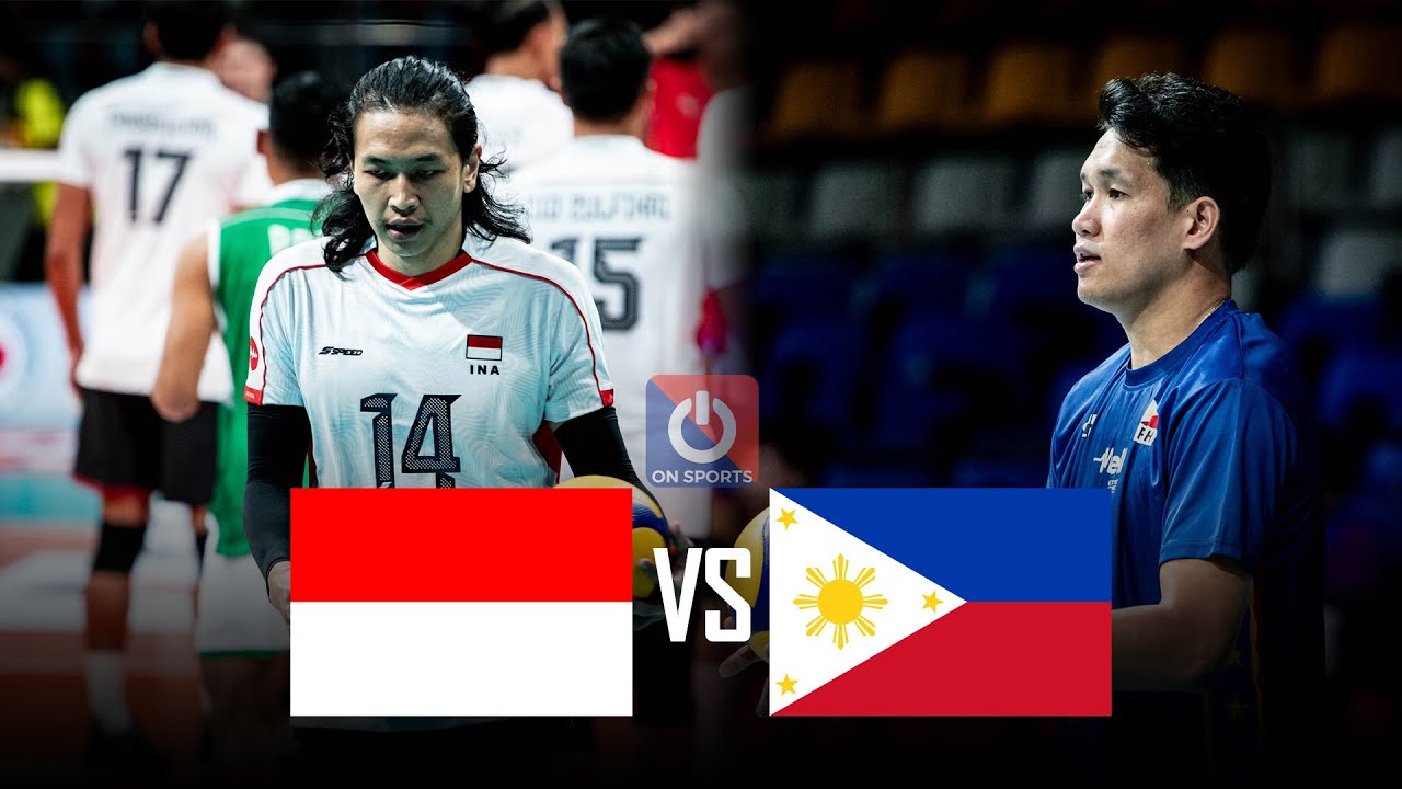 Full HD | Indonesia vs Philippines | Farhan Halim vs. Kim Malabunga Men's Volleyball ASEAN
