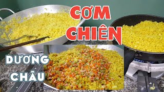 CƠM CHIÊN DƯƠNG CHÂU MÀU VÀNG TỰ NHIÊN BÁN ĐỒ ĂN SÁNG ĐẮT KHÁCH