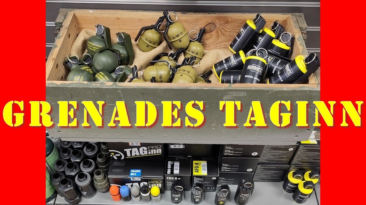 Airsoft - On teste les grenades TAGinn avec Scarabé Airsoft [French]