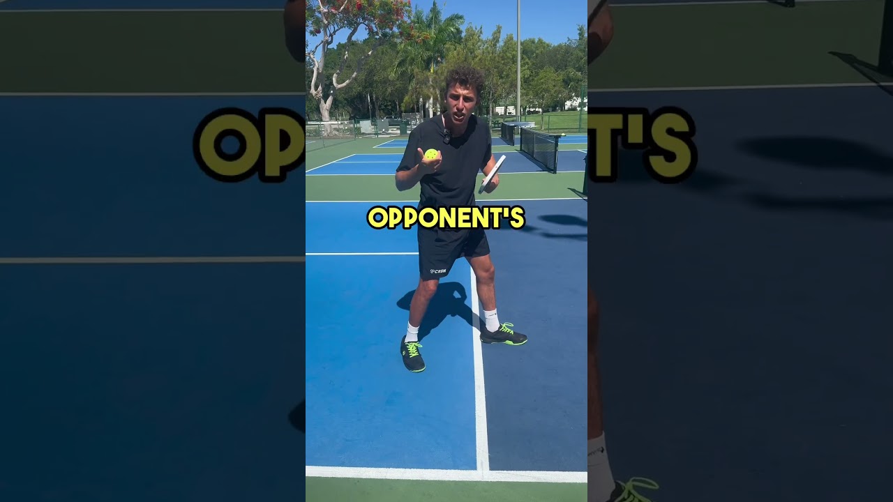 Advanced Kitchen Strategy in Pickleball! 🥇🏆 #pickleball #pickleballtips