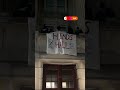 Columbia University protesters barricade hall on campus #Shorts