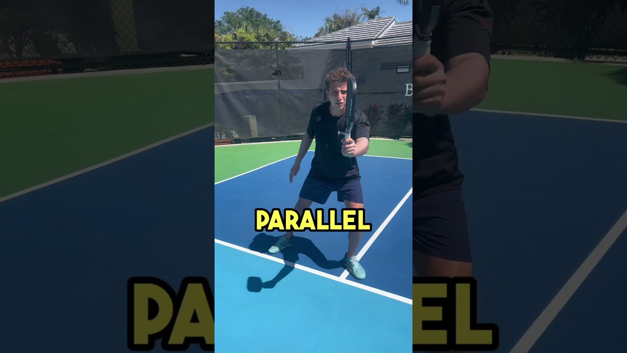 Avoid THIS mistake when covering the middle! #pickleballtips #pickleball #shorts