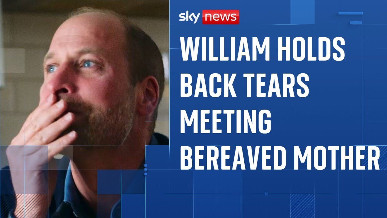 Prince William visibly moved during reunion with bereaved mother