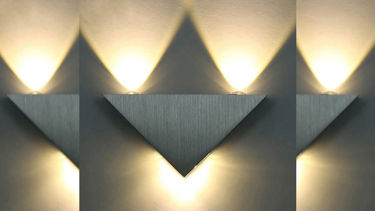 Pratinjau video produk TaffLED Lampu Dinding Hias Rumah LED Modern Triangle Aluminium 3W - ABD-3W-SJX