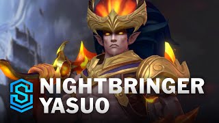 Nightbringer Yasuo Wild Rift Skin Spotlight