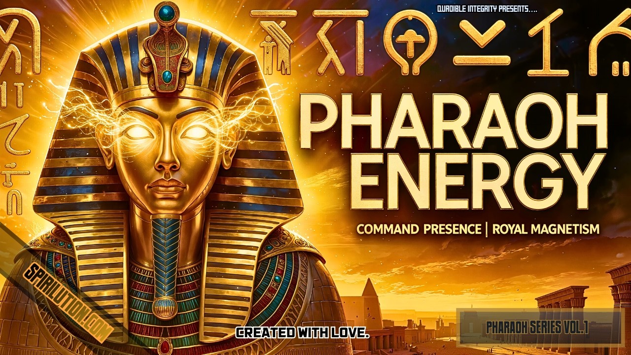 ★ Pharaoh Energy ★ Royal King & Goddess Magnetism | Command Presence | God-King Authority Frequency