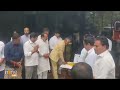 TDP Chief N Chandrababu Naidu Pays Tribute to Ramoji Rao | News9