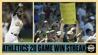 Relive one of the best win streaks in sports history! The Oakland A's 20 game win streak in 2002