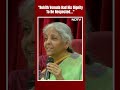 Nirmala Sitharaman: “Rohith Vemula Had His Dignity To Be Respected…”  - 00:54 min - News - Video
