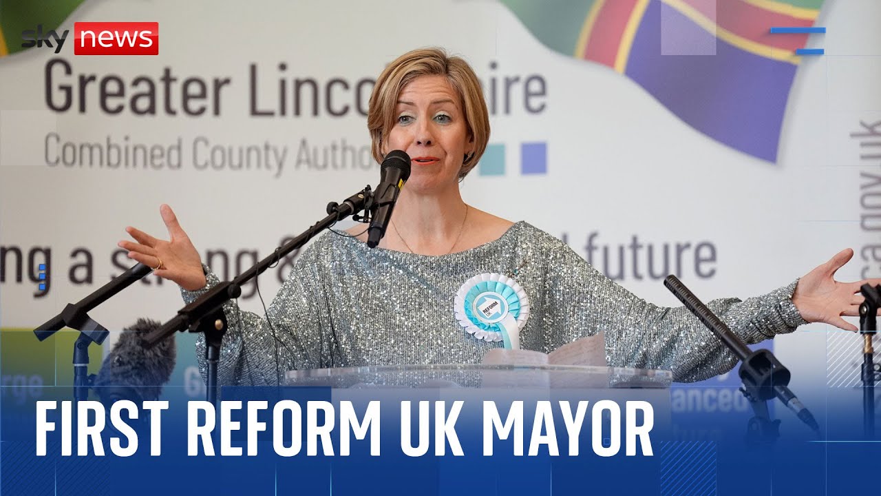 Former Conservative Andrea Jenkyns becomes Reform UK's first mayor