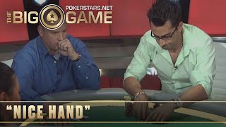 The Big Game S1 ♠️ W7, E1 ♠️ Loose Cannon FLOP TRIPS against Esfandiari ♠️ PokerStars