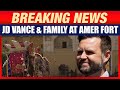 LIVE: U.S Vice President JD Vance & Usha Vance at Amer fort in Jaipur | India | Rajasthan | News9