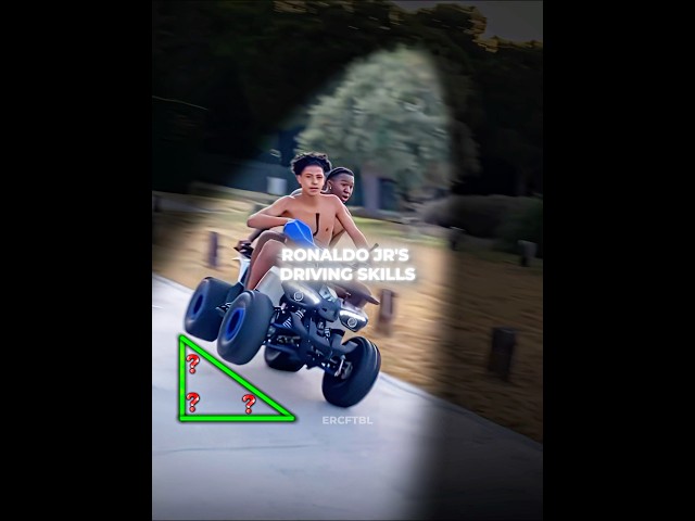 Ronaldo vs Ronaldo Jr Driving 🥶