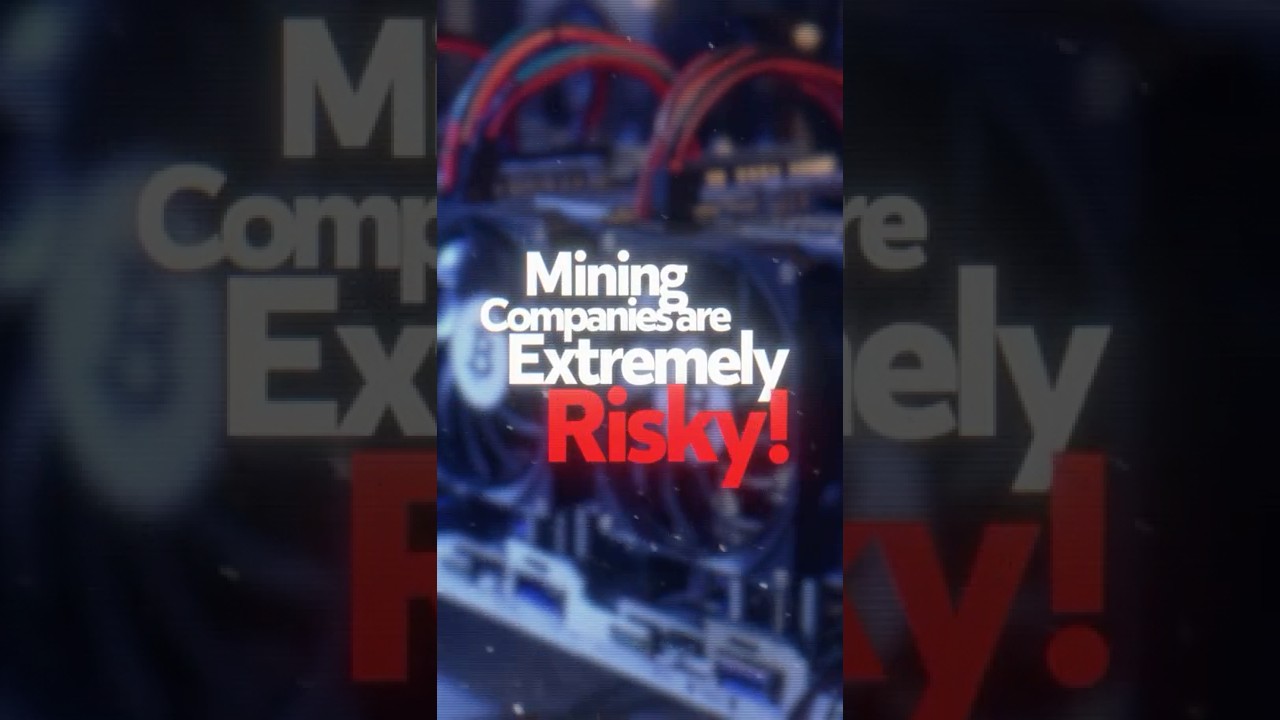 Bitcoin mining stocks are extremely risky bitcoin bitcoinmining stocks