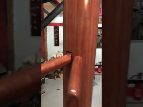 Wing chun dummy made with sepelle exotic hardwood