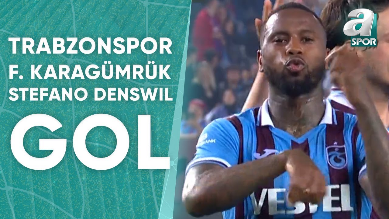 GOL Denswil Trabzonspor 1 - 1 Fatih Karagümrük Ziraat Türkiye Kupası Yarı Final İlk Maçı
