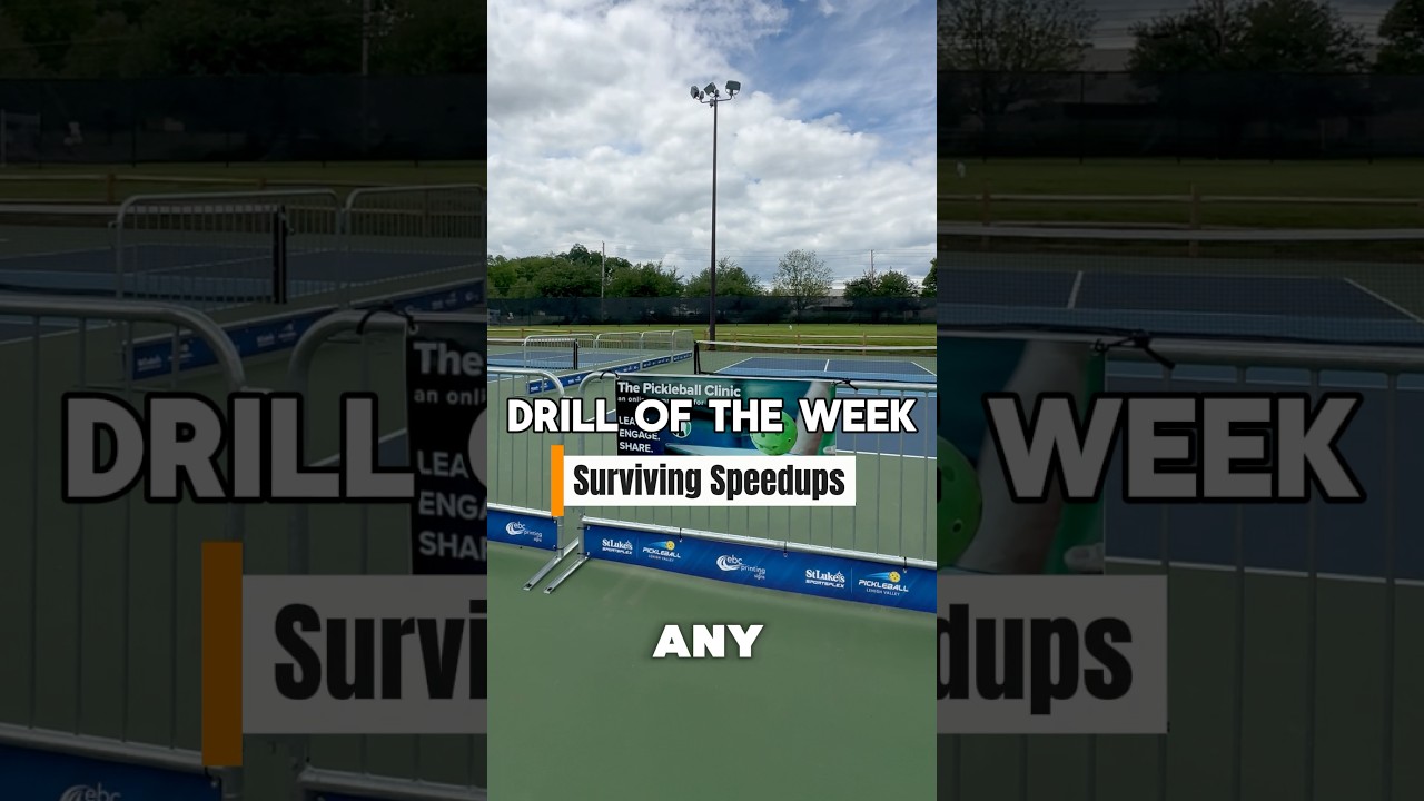 Drill of the Week: Surviving Speedups 💪 #shorts #drill #pickleball #speedup